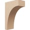 Ekena Millwork 7"W x 14"D x 21"H Classic Stockport Rough Cedar Woodgrain TimberThane Corbel, Primed Tan CORUR07X14X21STORCPR - alternate 1